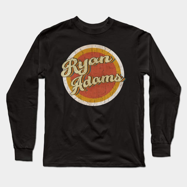 circle vintage Ryan Adams Long Sleeve T-Shirt by KewanAlasStore